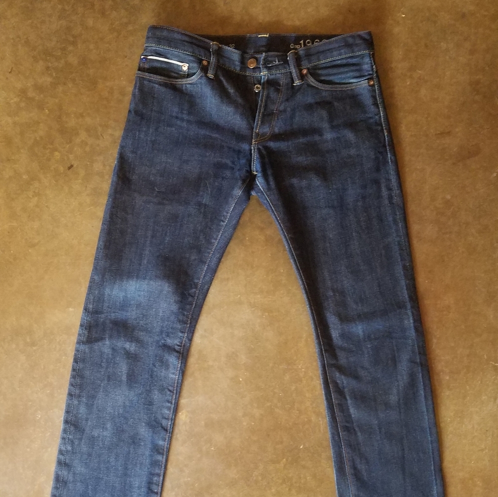 Gap 1969 ringspun 100% cotton selvedge denim